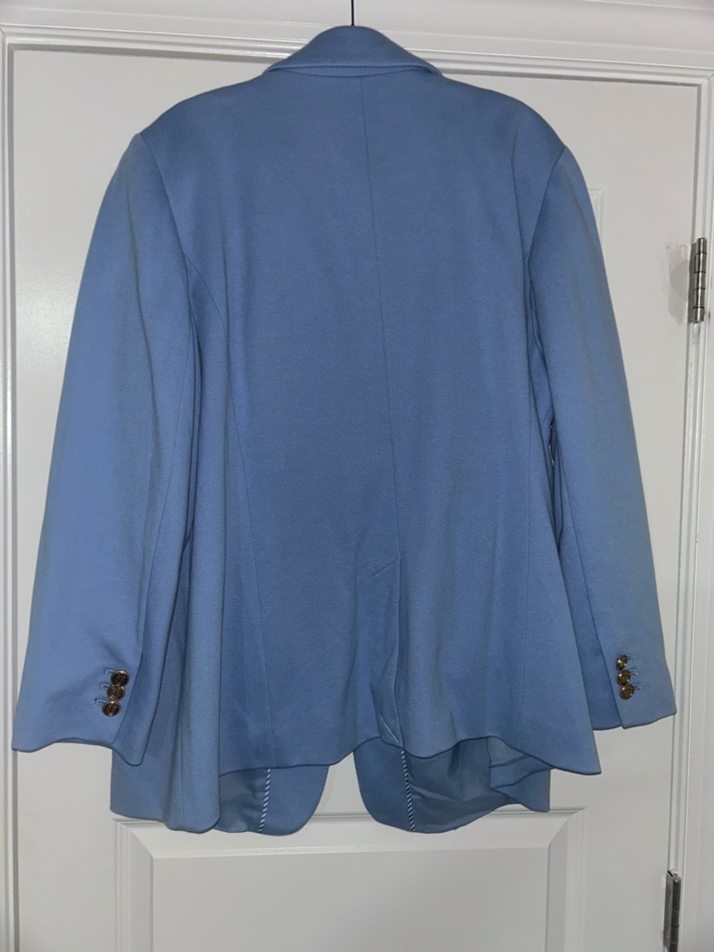 NWOT Talbots Powder Blue Single-Button Blazer - Picture 6 of 7